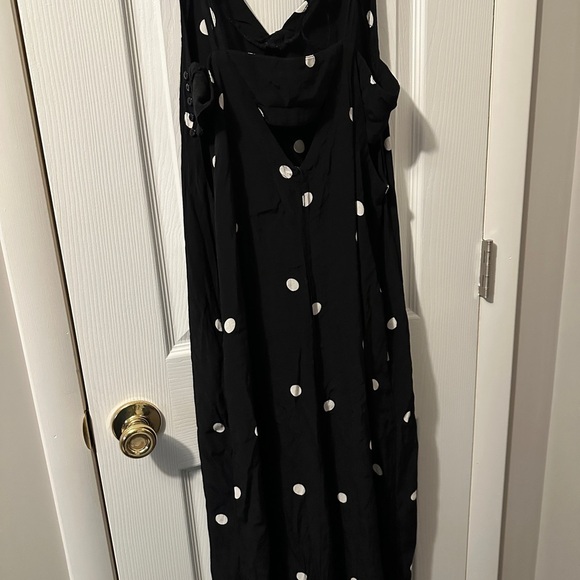 Free People Size Small Polka Dot Pant Romper - Picture 6 of 8